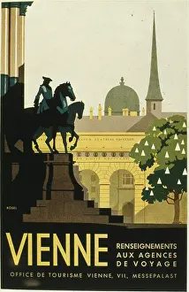 Poster design for trips to Vienna, Austria