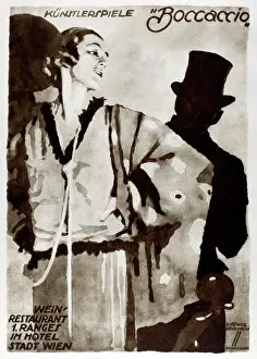 Rate: Poster design for a Vienna theatre
