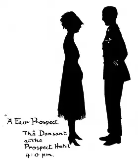 Dansant: Poster design for a wartime The Dansant