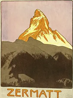 Matterhorn: Poster design for Zermatt, Switzerland