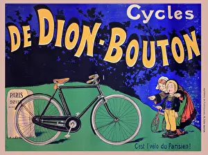 Milestone: Poster, De Dion Bouton Cycles