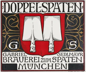 Spaten: Poster for Doppel Spaten beer