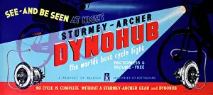 Raleigh: Poster, Dynohub cycle light