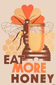 Hive: Poster, Eat More Honey
