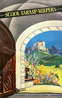 Zurich: Poster, Engadine, Swiss Alps