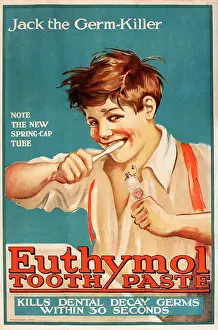 Brushing: Poster, Euthymol toothpaste