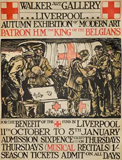 Brangwyn: Poster, Exhibition at Walker Art Gallery, Liverpool, WW1