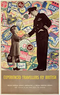 Experienced: Poster, Experienced Travellers Fly British