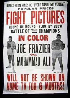 Frazier: Poster for the first Joe Frazier vs. Muhammad ?