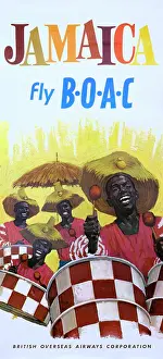 The Kiki Werth Poster Collection: Poster, Fly BOAC to Jamaica