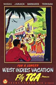 Goodall: Poster, Fly TCA to the West Indies