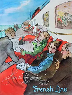 Lounger: Poster, French Line