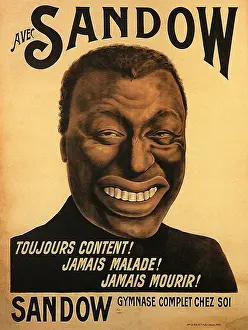 Sandow: Poster fro a man named Sandow