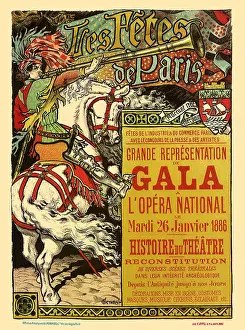 Grasset: Poster for the Gala at the Paris Opera
