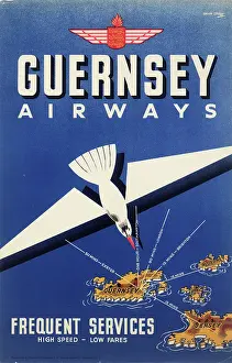 Fare: Poster, Guernsey Airways