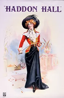Haddon: Poster, Haddon Hall, light opera by Arthur Sullivan