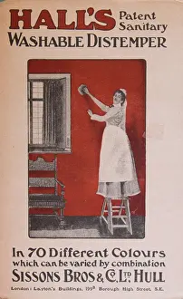 Washable: Poster for Hall's Washable Distemper