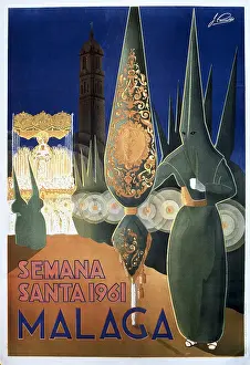 Nazarene: Poster of the Holy Week in Malaga (1961)
