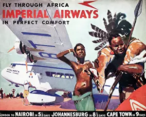 Capetown: Poster, Imperial Airways