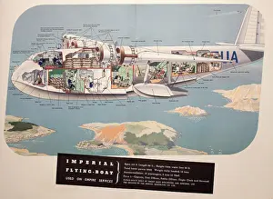 Diagram: Poster, Imperial Flying-Boat