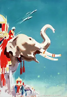 Tusks: Poster, Indian Air Force jets with elephant