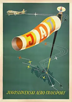 Yugoslav: Poster, JAT, Yugoslav Airlines