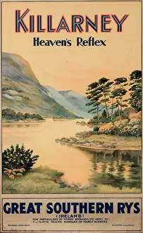 Killarney: Poster, Killarney, Great Southern Railways, Ireland