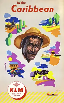 The Kiki Werth Poster Collection: Poster, KLM to the Caribbean