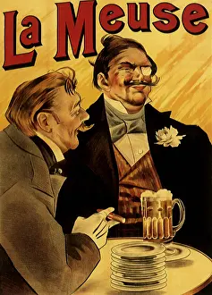 Smokes: Poster for La Meuse Beer