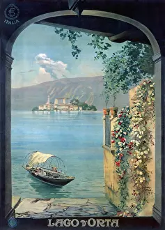 Orta: Poster for Lago d'Orta, Italy