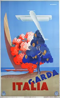 Garda: Poster, Lake Garda, Italy