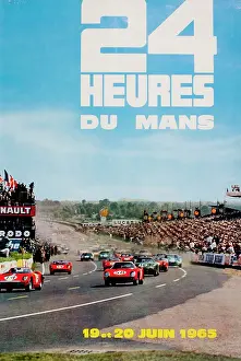 Exciting: Poster, Le Mans 24 Hour Rally 1965