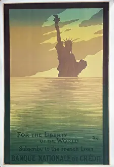 Banque: Poster, For the Liberty of the World, Statue of Liberty
