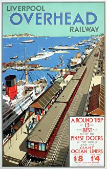 Finest: Poster, Liverpool Overhead Railway