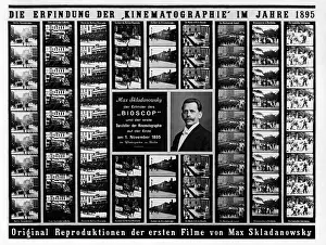 Cinematography: Poster for Max Skladanowsky, 1895