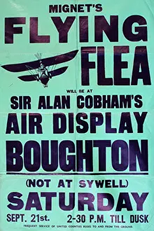 Onslow Auctions Limited: Poster, Mignet's Flying Flea Air Display, Boughton