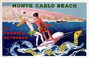 Draeger: Poster for Monte-Carlo Beach, Monaco