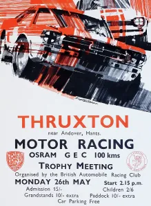 Dexter: Poster, Motor Racing, Thruxton, 26 May