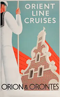 Art Nouveau: Poster, Orient Line Cruises