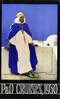 Cruises: Poster, P & O Cruises, 1930