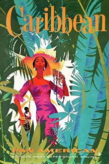 The Kiki Werth Poster Collection: Poster, Pan American to the Caribbean