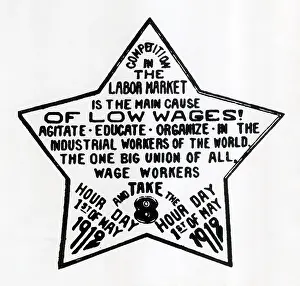 Wobblies: Poster promoting the I.W.W. campaign for ?