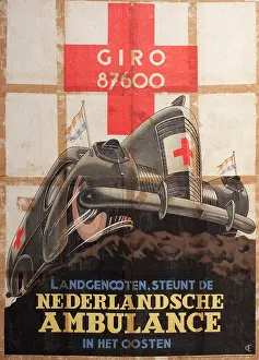 Tattered: Poster, Red Cross ambulance
