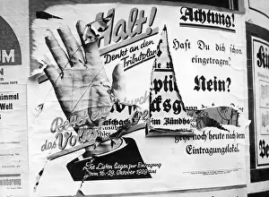 Regulated: Poster for the referendum against the Young-plan, 1929