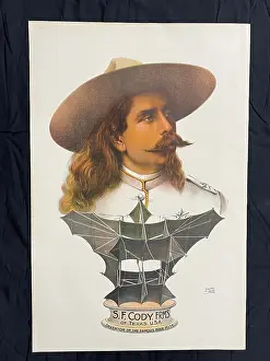 Lifesize: Poster, Samuel Cody, bust image with War Kite