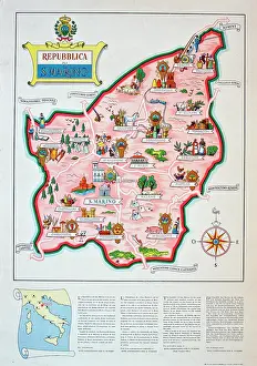 Marino: Poster, San Marino, Italy
