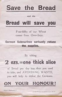Avoiding: Poster Save Bread
