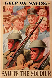 Funding: Poster, Keep on Saving, Salute the Soldier