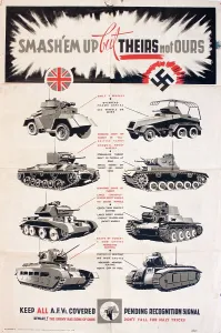 Smashing: Poster, Smash Em Up, but theirs, not ours, WW2