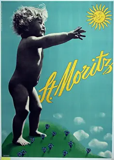 Steiner: Poster, St Moritz, Switzerland